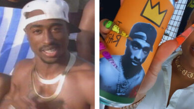 Tupac Customized Beer And Collectors Can At Fixins Soul Kitchen