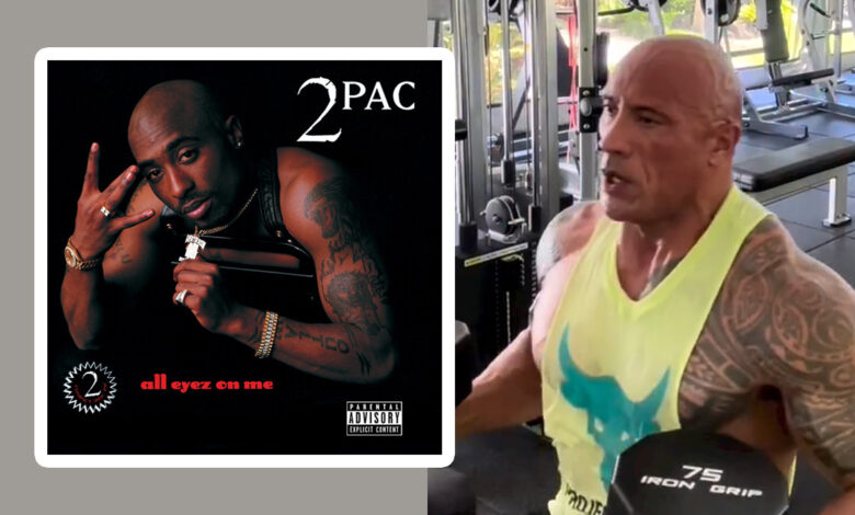The Rock's Workout Includes "Chest Back Super Pump" And Tupac