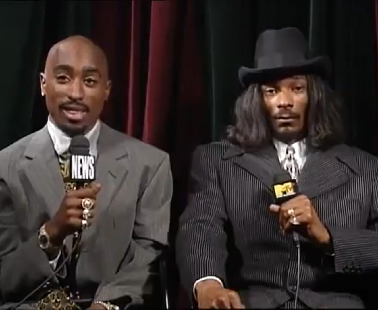Tupac and Snoop Dogg (MTV/1996)