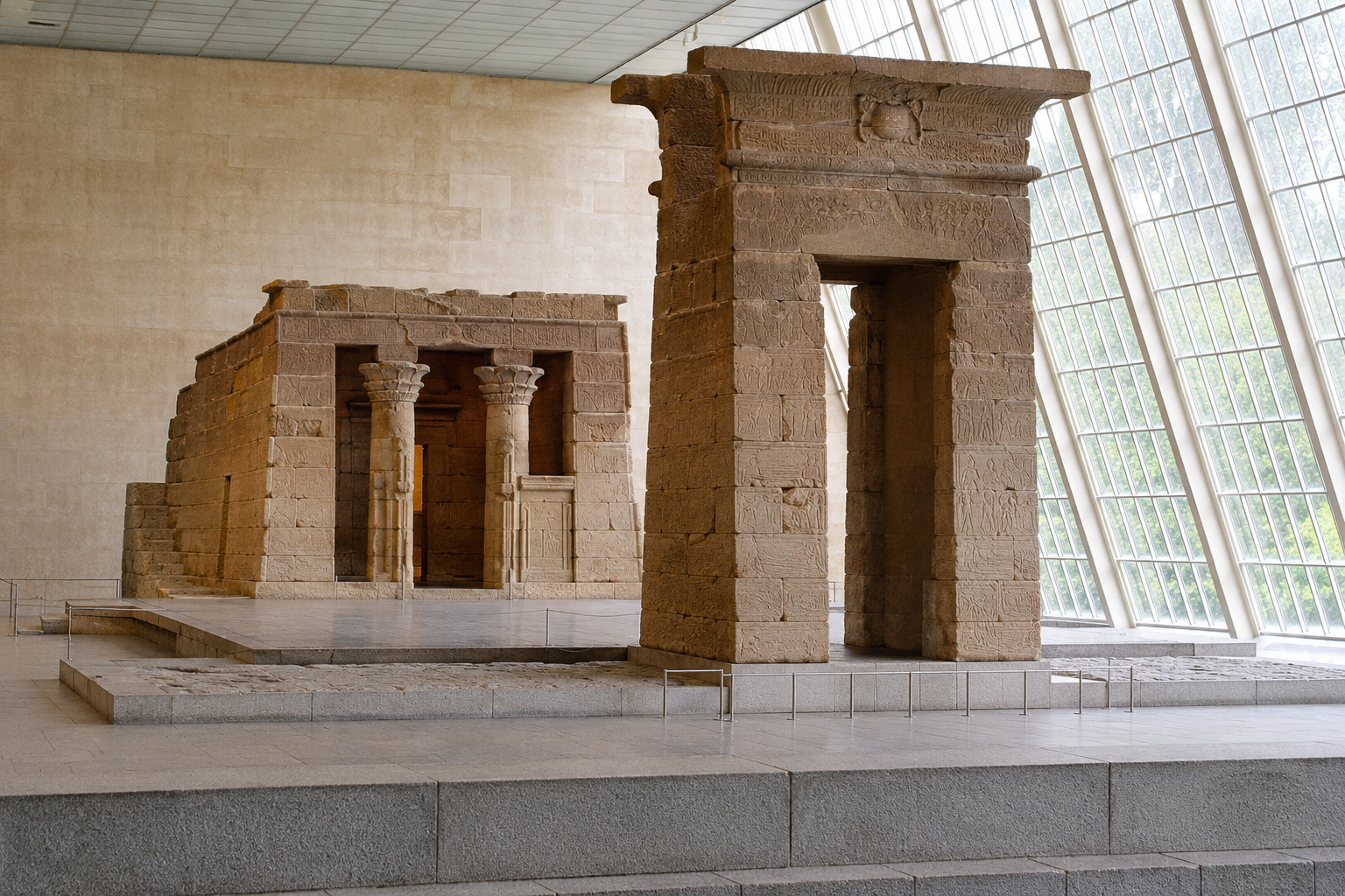 Read more about the article Kuil Dendur: Artefak Legendaris yang Megah dari Mesir Kuno